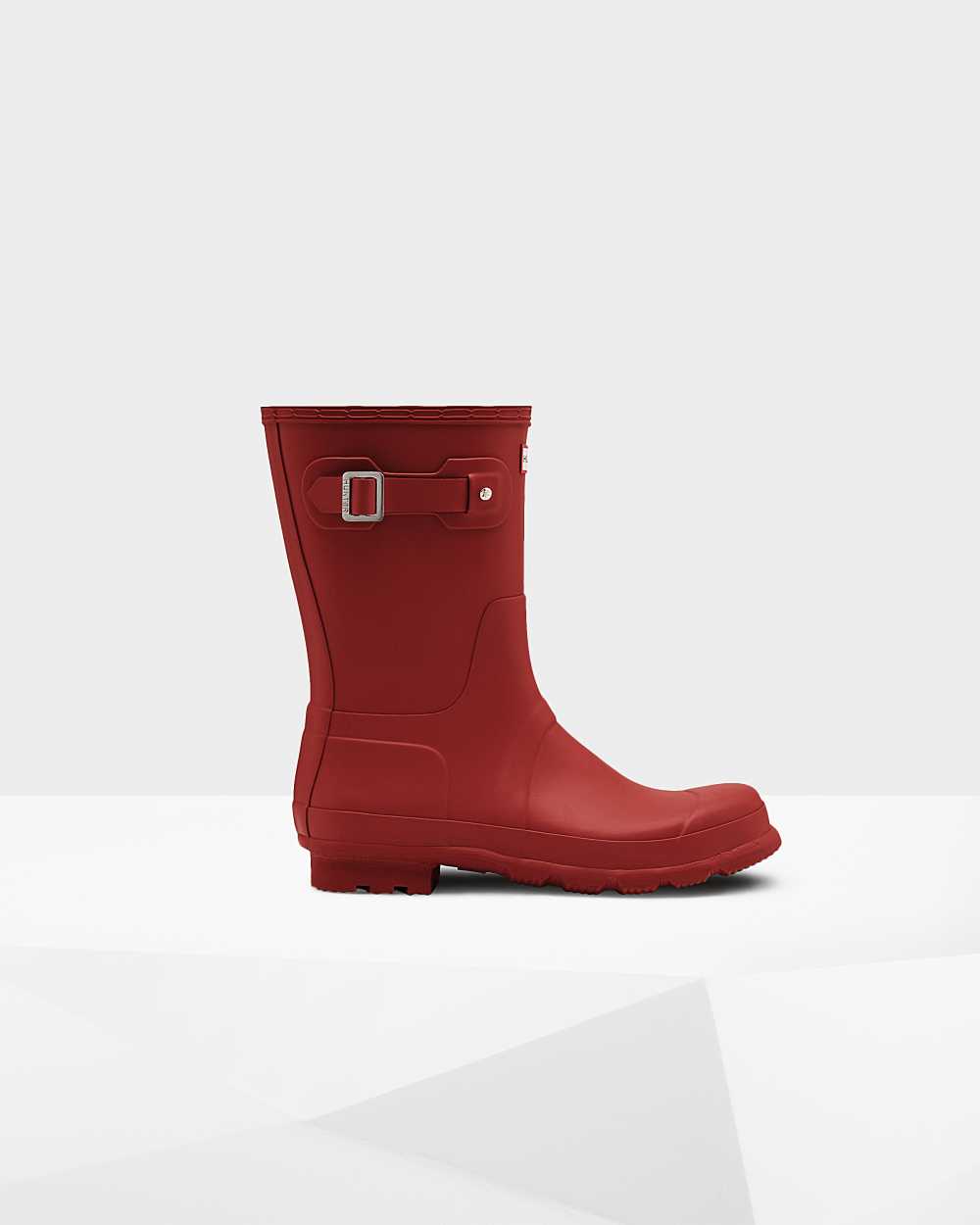 Hunter Original Short Men's Rain Boots NZ-35041B Red